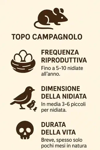 infografica sul topo campagnolo