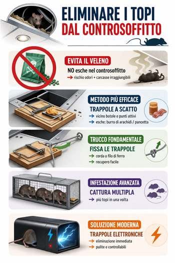 infografica topi controsoffitto eliminarli