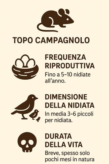 infografica sul topo campagnolo